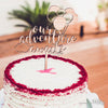 Generic Our adventure awaits cake topper -  The Party