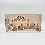 Christmas wooden crate