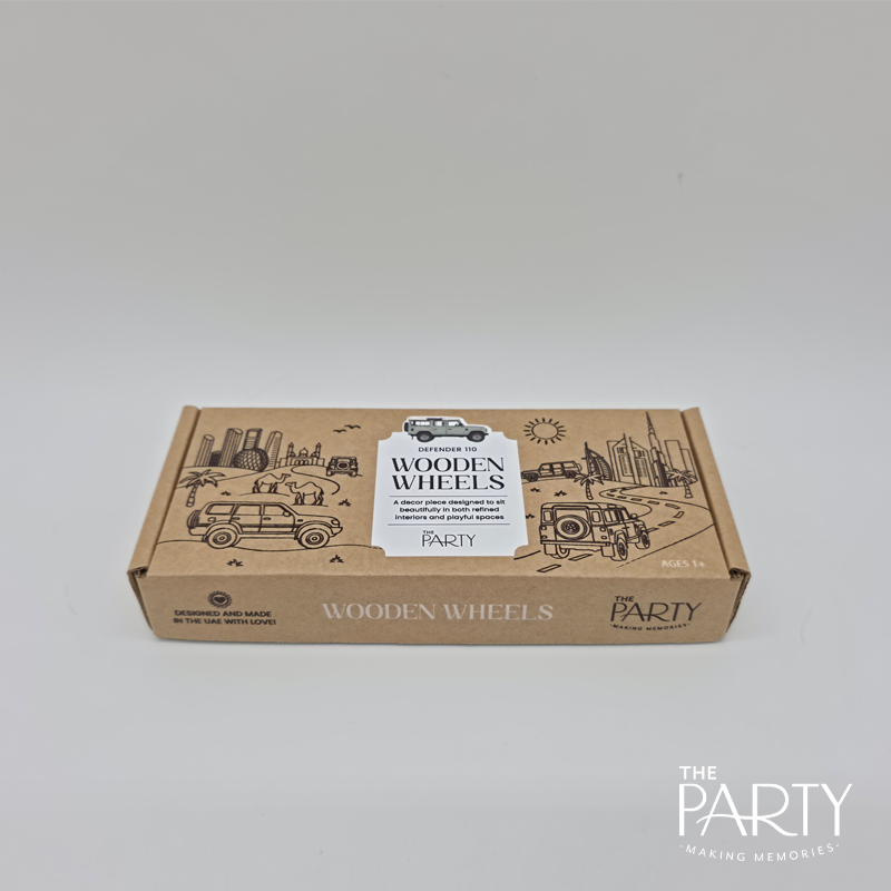 Landrover Defender 110 Wooden Toy Car – The Party, Dubai