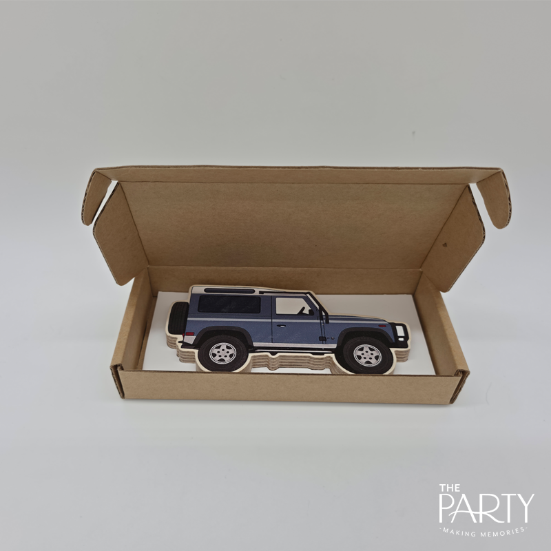 Landrover Defender 90 Wooden Toy Car – The Party, Dubai