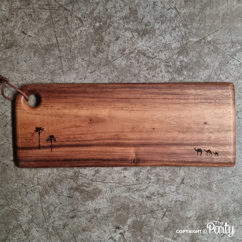 Engraved Wooden Board No.45 – The Party, Dubai