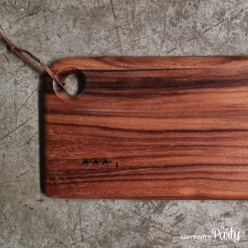Engraved Wooden Board No.43 – The Party, Dubai