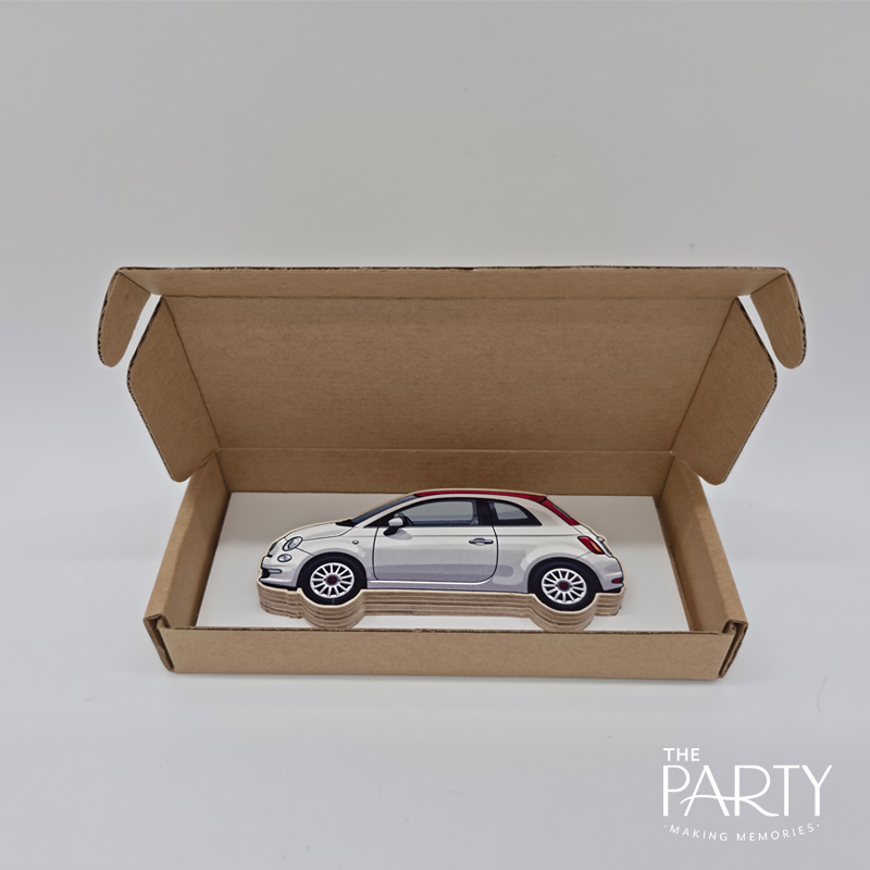 Fiat 500 Wooden Toy Car – The Party, Dubai