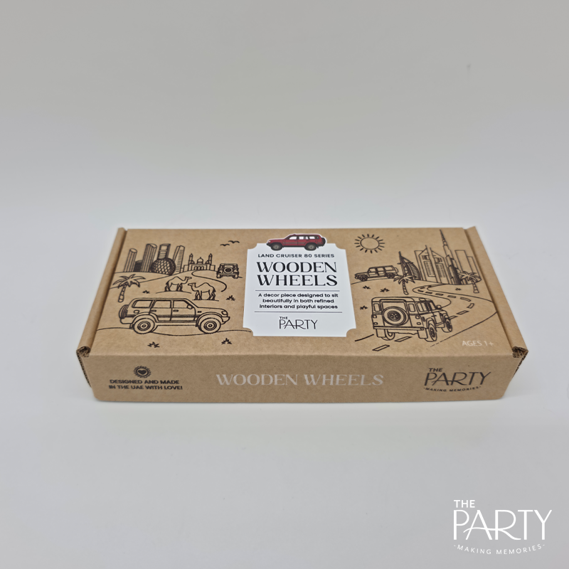 Toyota Landcruiser 80 Series Wooden Toy Car – The Party, Dubai