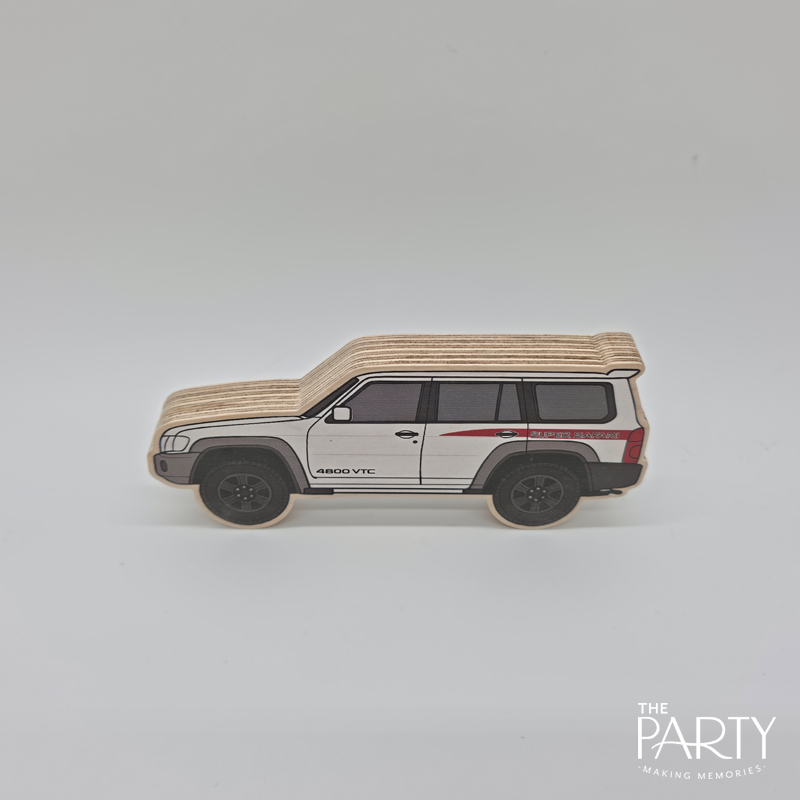 NIssan Patrol Wooden Toy Car – The Party, Dubai