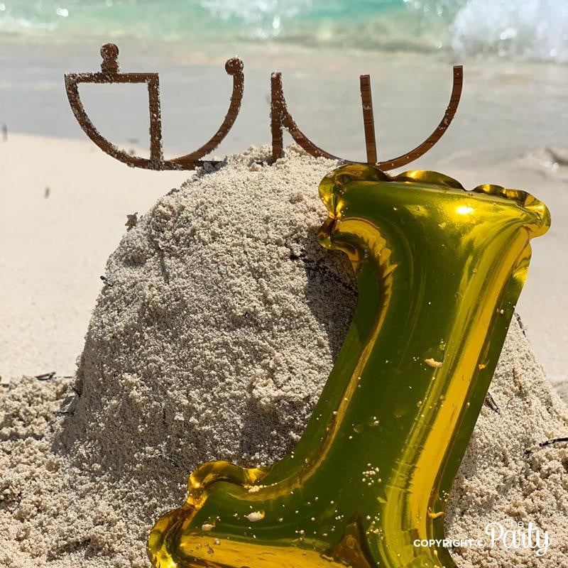 Arabic one year cake topper – The Party, Dubai
