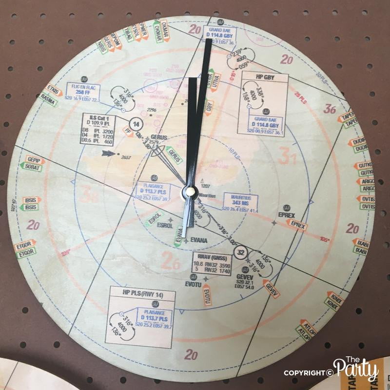 Approach plate clocks – The Party, Dubai