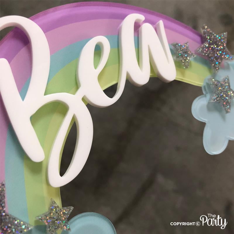 Rainbow Cake Topper – The Party, Dubai
