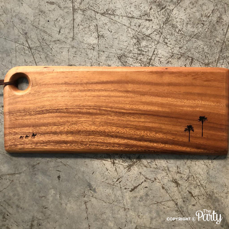 Engraved Wooden Board No.32 – The Party, Dubai