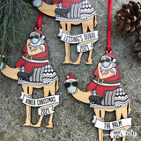 Festive 2021 Santa on camel Christmas decoration