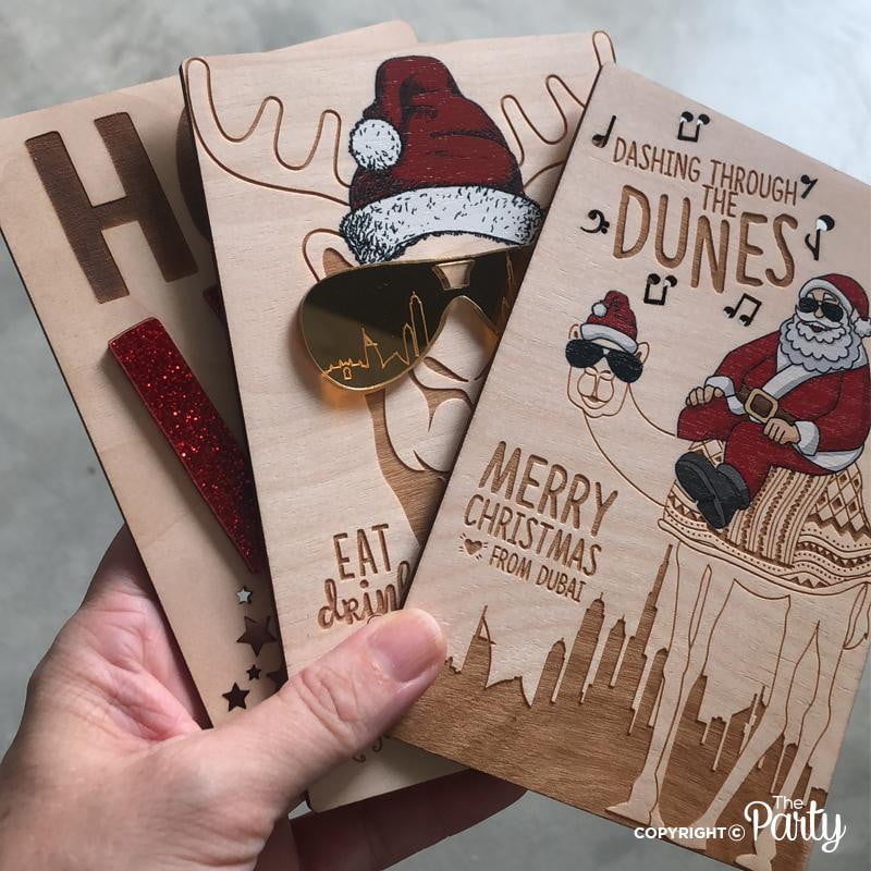Birch Christmas card set – The Party, Dubai