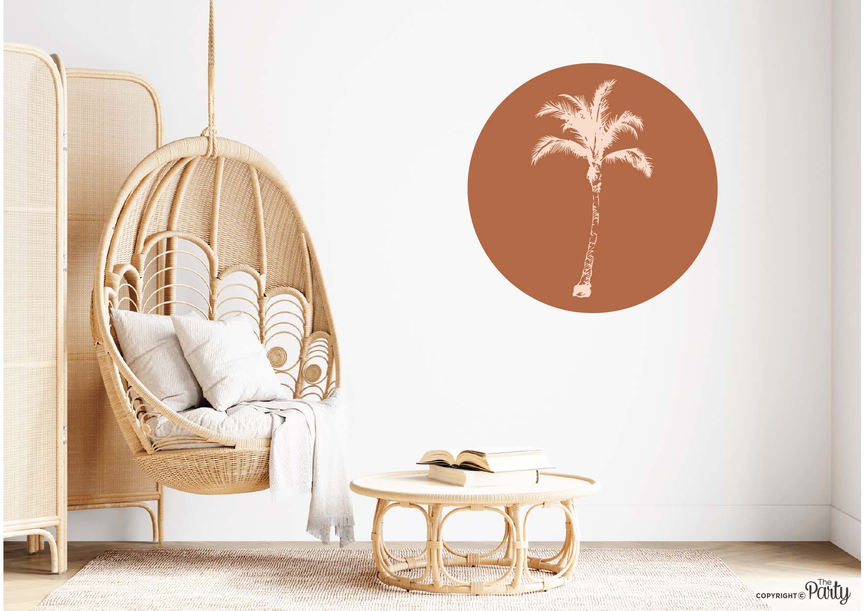 Boho Palm Nursery Wall Sticker – The Party, Dubai