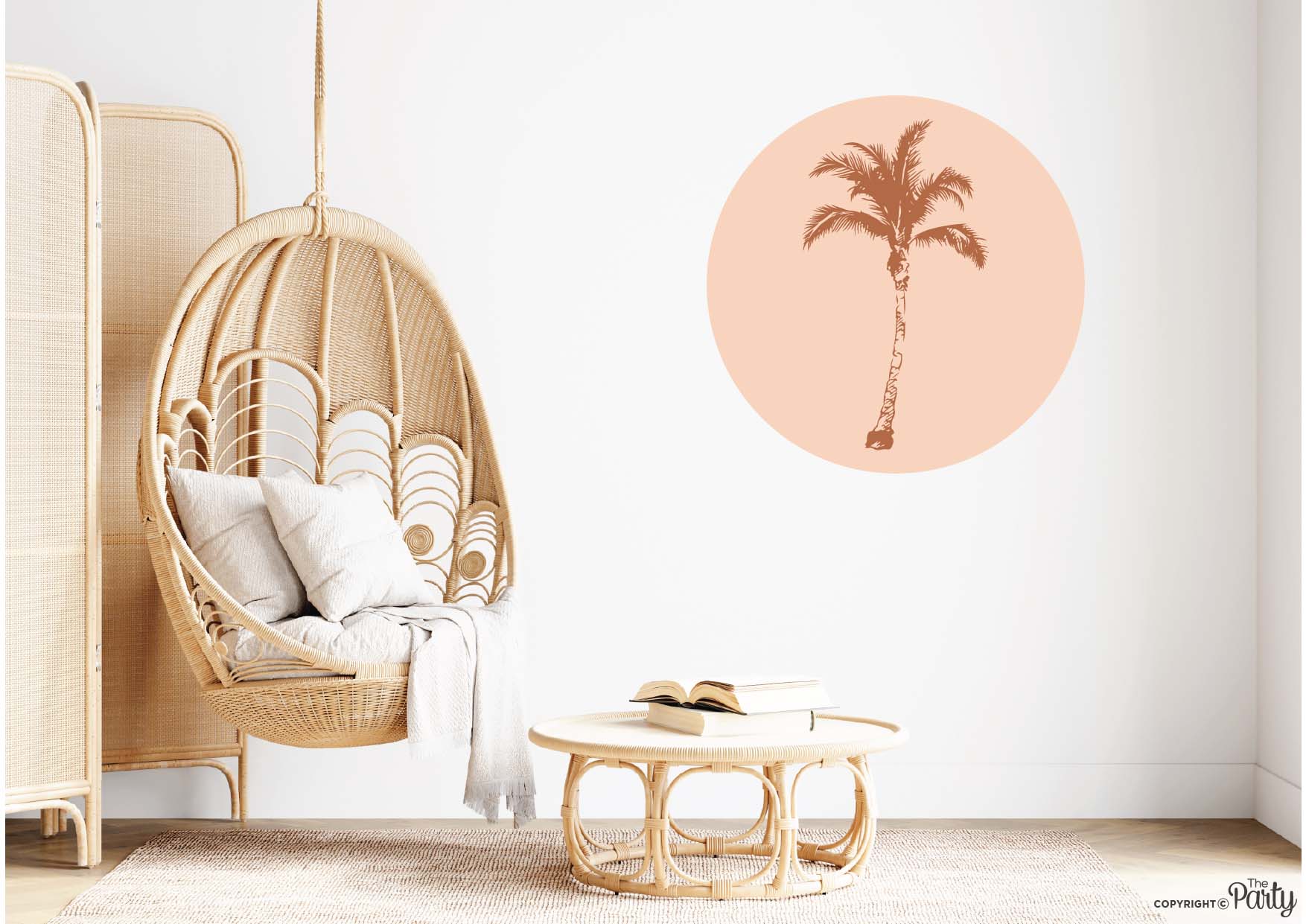 Boho Palm Nursery Wall Sticker – The Party, Dubai