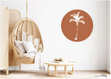 Circle Wall Sticker - Boho Palm