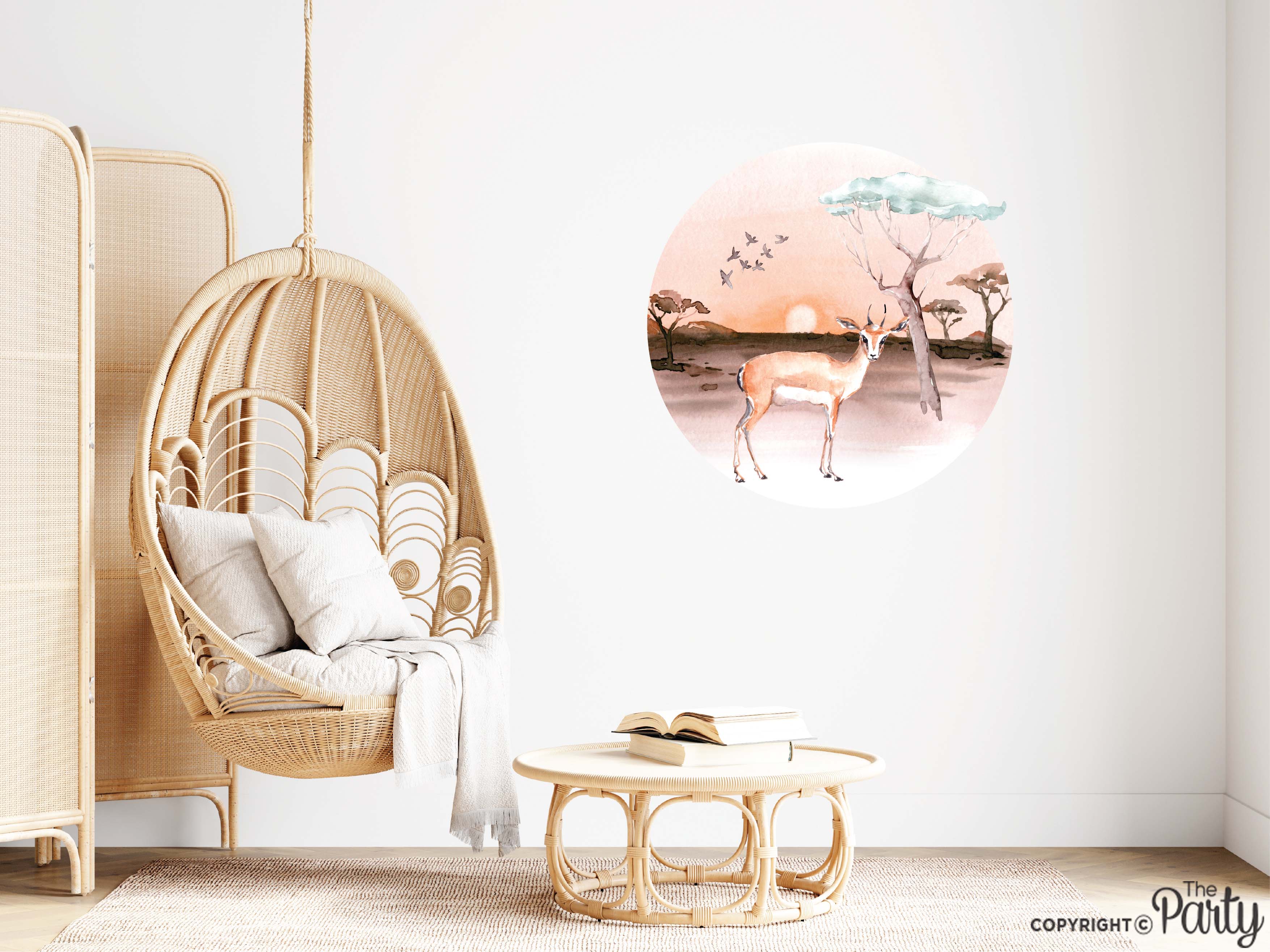 Desert Sunset Nursery Wall Sticker – The Party, Dubai