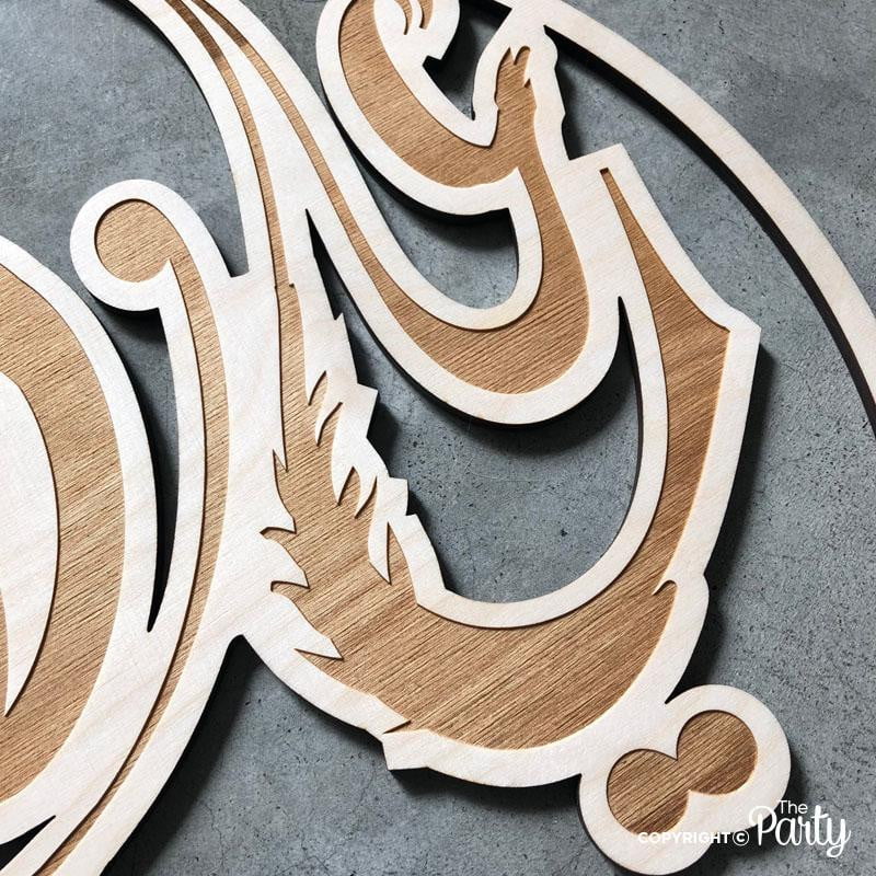 Hospital Door Sign – Nordic Birch Wood – The Party, Dubai