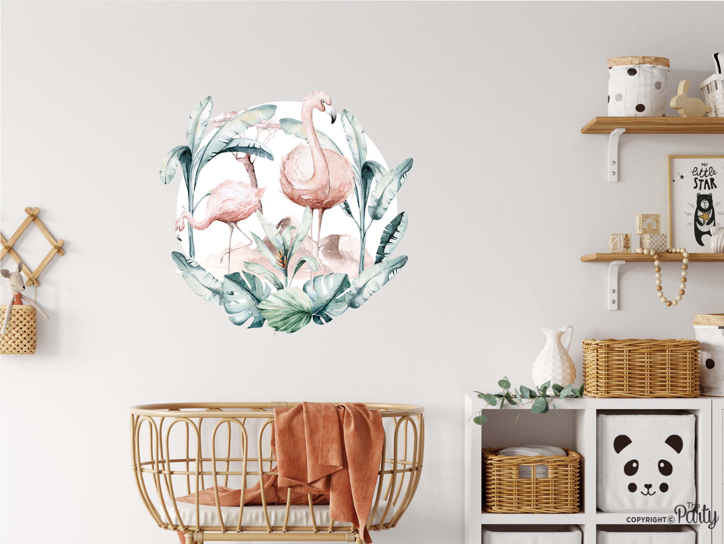 Flamingos Nursery Wall Sticker – The Party, Dubai