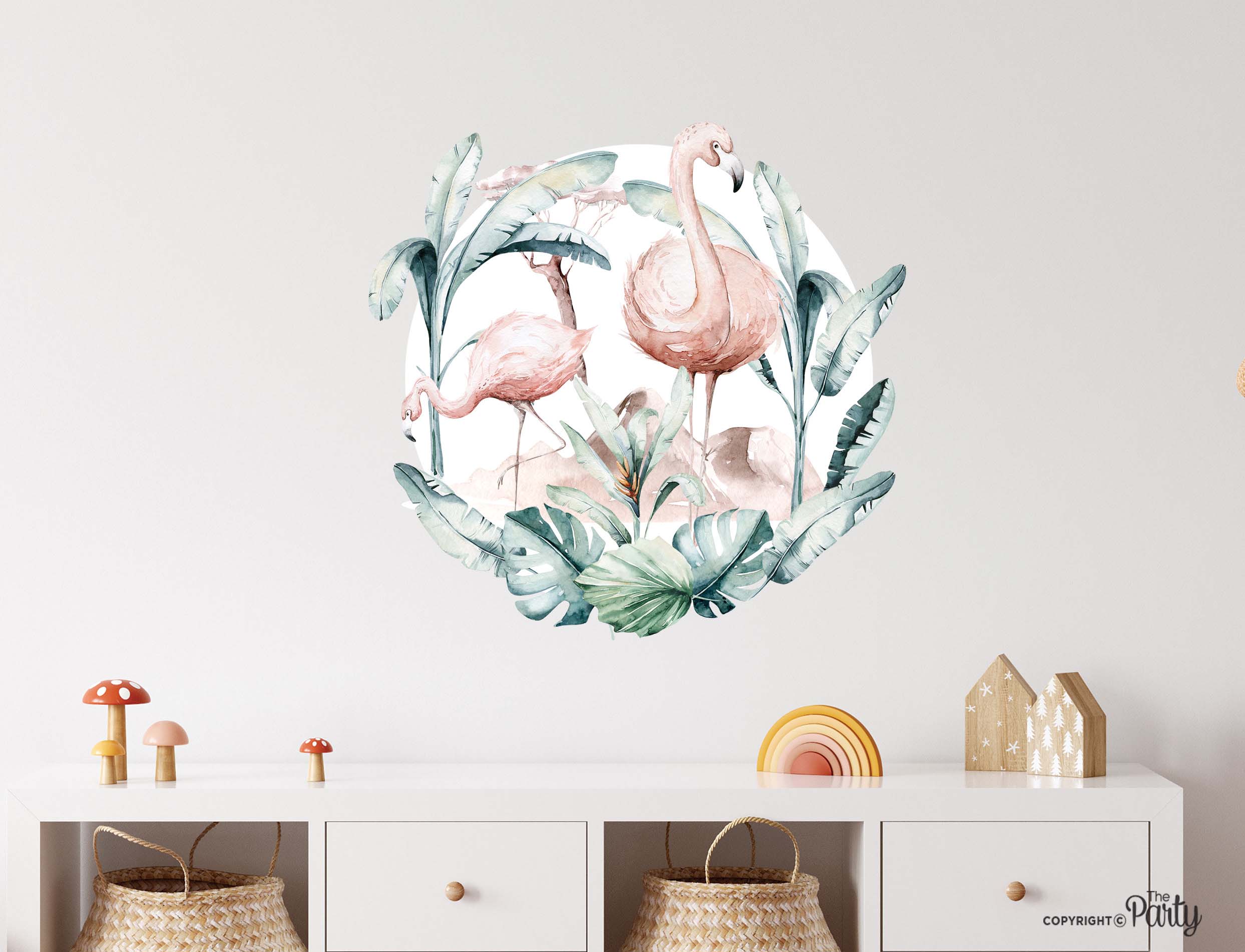 Flamingos Nursery Wall Sticker – The Party, Dubai