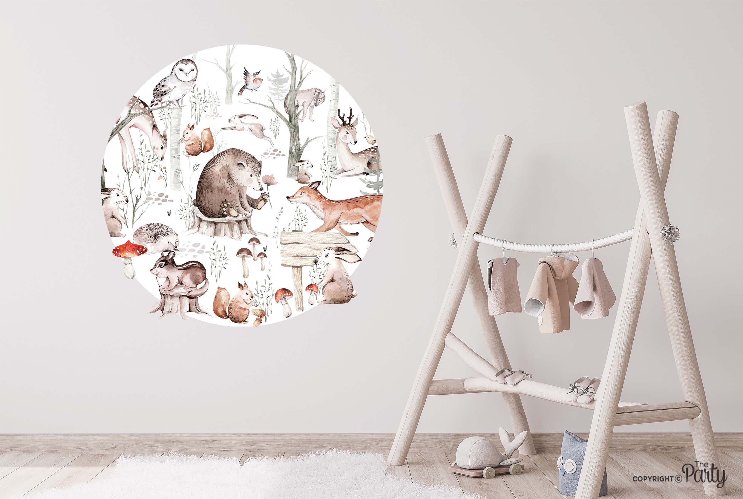 Woodland Forest Nursery Wall Sticker – The Party, Dubai