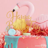 Generic Happy Birthday cake topper -  The Party
