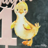 Customised duckling cake topper -  The Party
