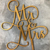 Generic Mr & Mrs cake topper -  The Party