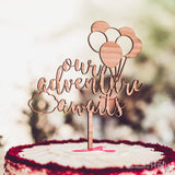 Generic Our adventure awaits cake topper -  The Party