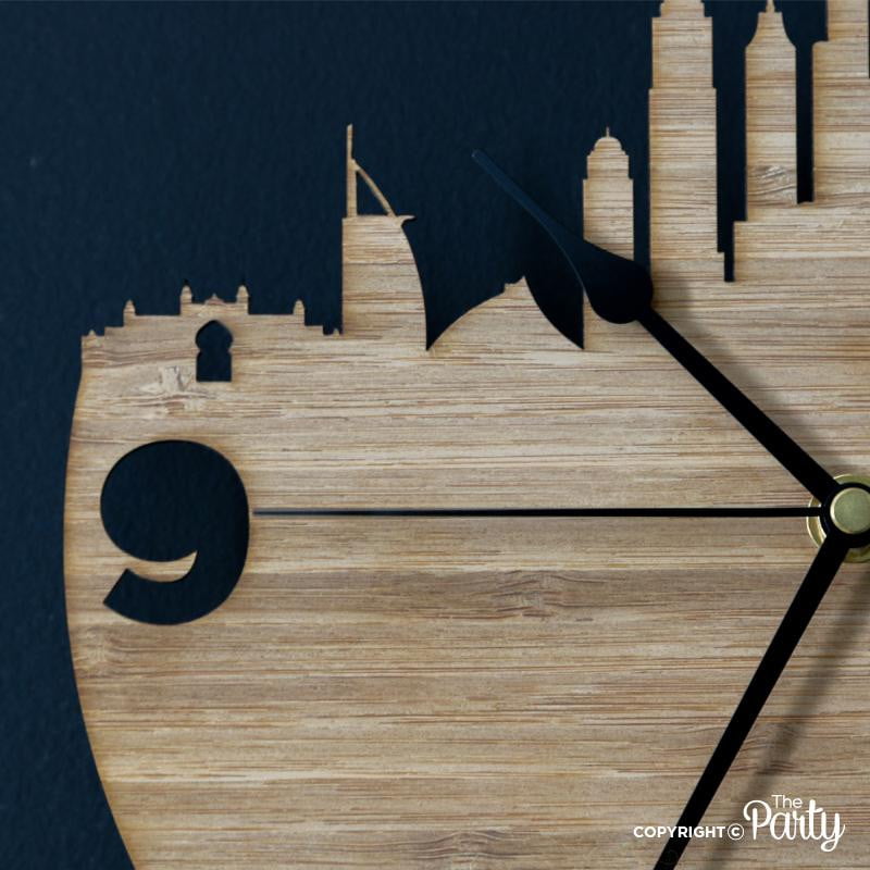 Dubai skyline clock – The Party, Dubai