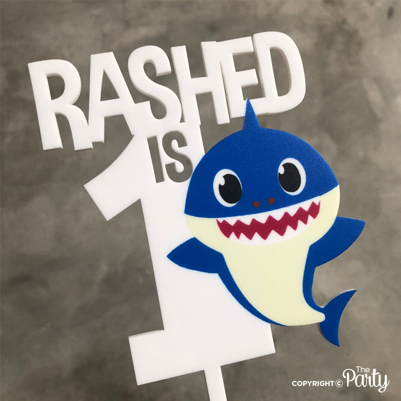 Baby Shark 1st Birthday Cake Topper – The Party, Dubai