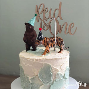 Customised 1st birthday cake topper -  The Party