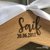 Customised  set of 4 children's engraved wooden hangers -  The Party