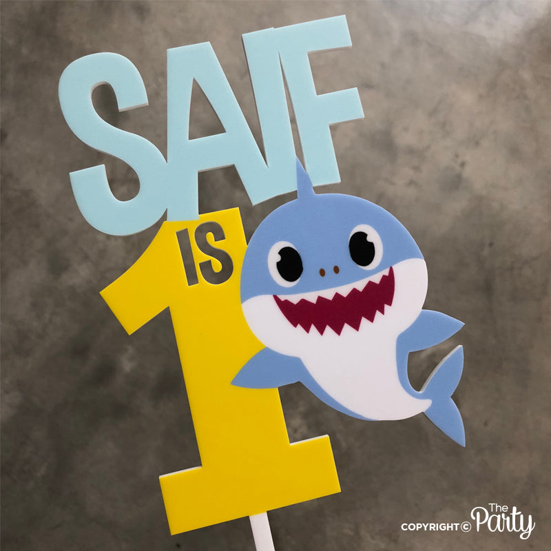 Baby Shark 1st Birthday Cake Topper – The Party, Dubai