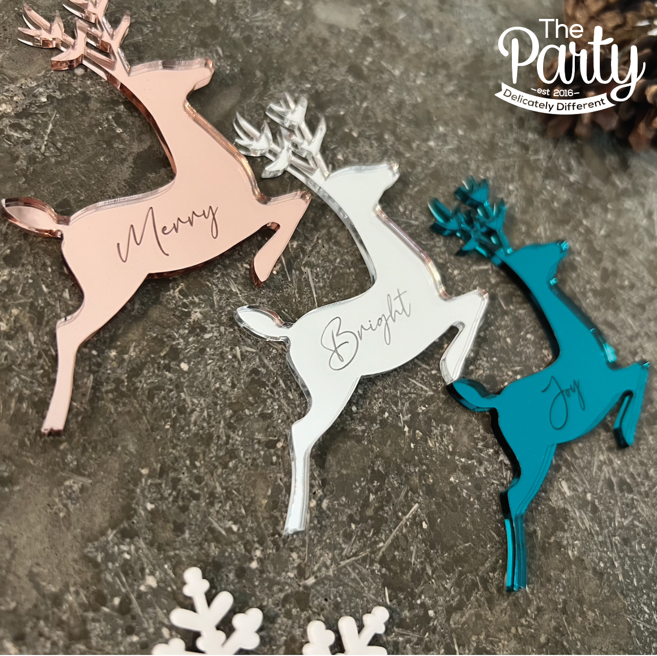 Christmas Drinks Charms / Table Place Names – The Party, Dubai