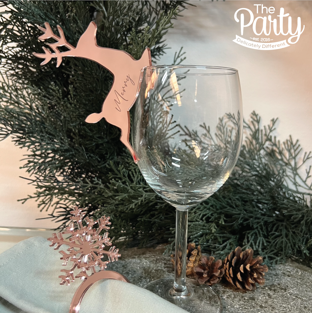 Christmas Drinks Charms / Table Place Names – The Party, Dubai