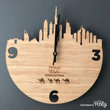 Customised Dubai skyline clock -  The Party