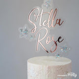 Customised floating cake topper -  The Party