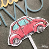 Customised vintage car cake topper -  The Party