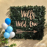 Customised Wild One sign -  The Party
