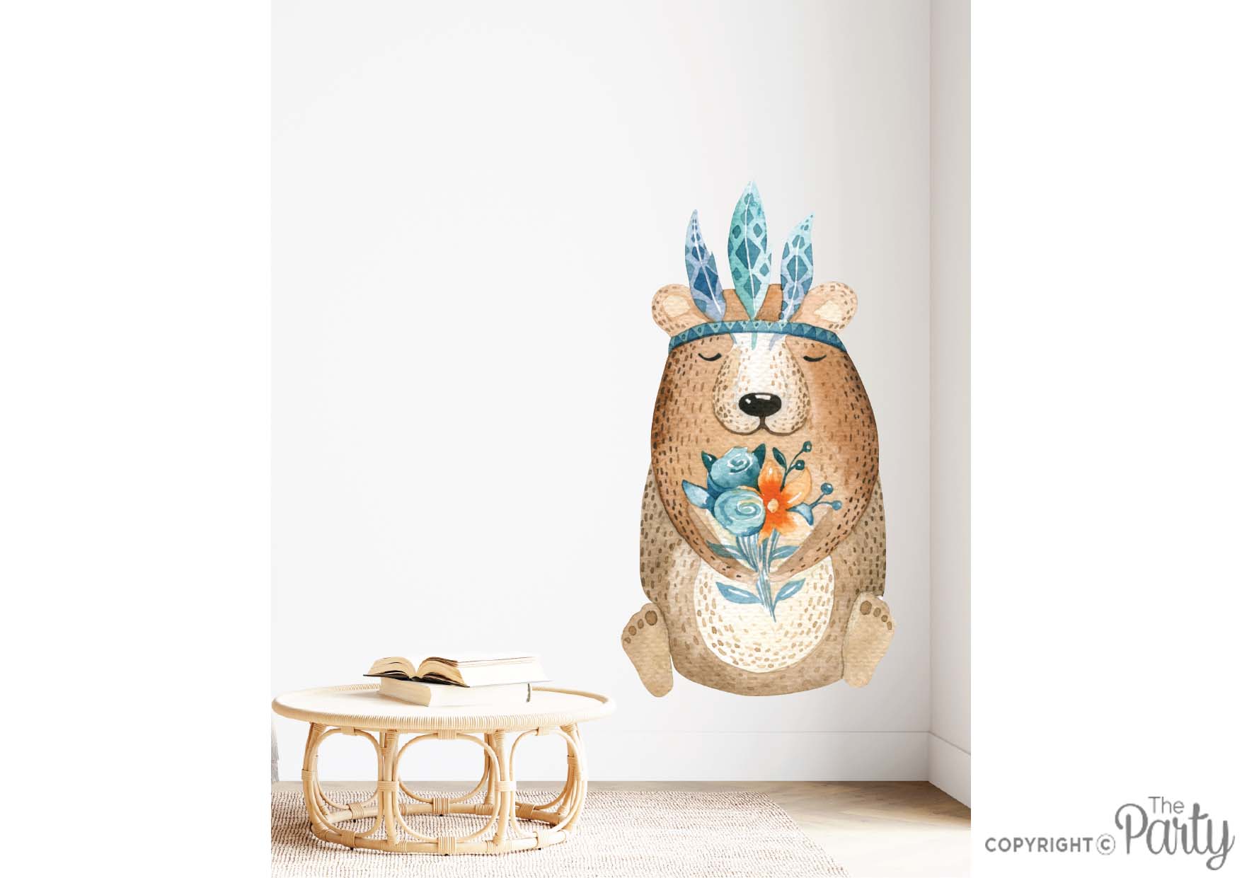 Bear Nursery Wall Sticker – The Party, Dubai