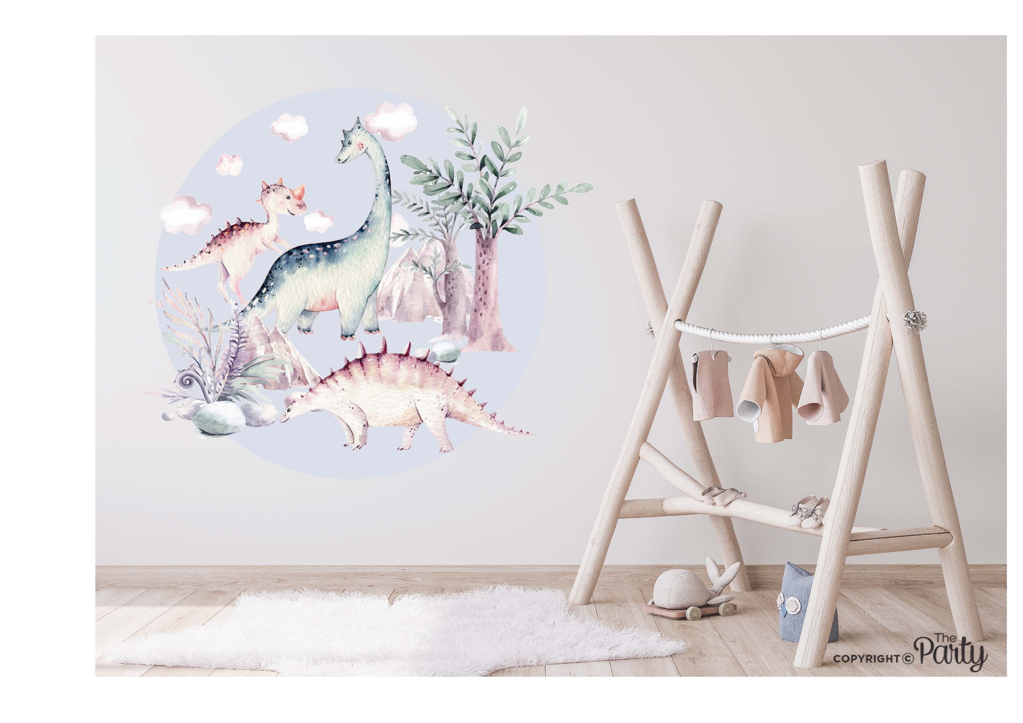 Dinosaurs Nursery Wall Sticker – The Party, Dubai