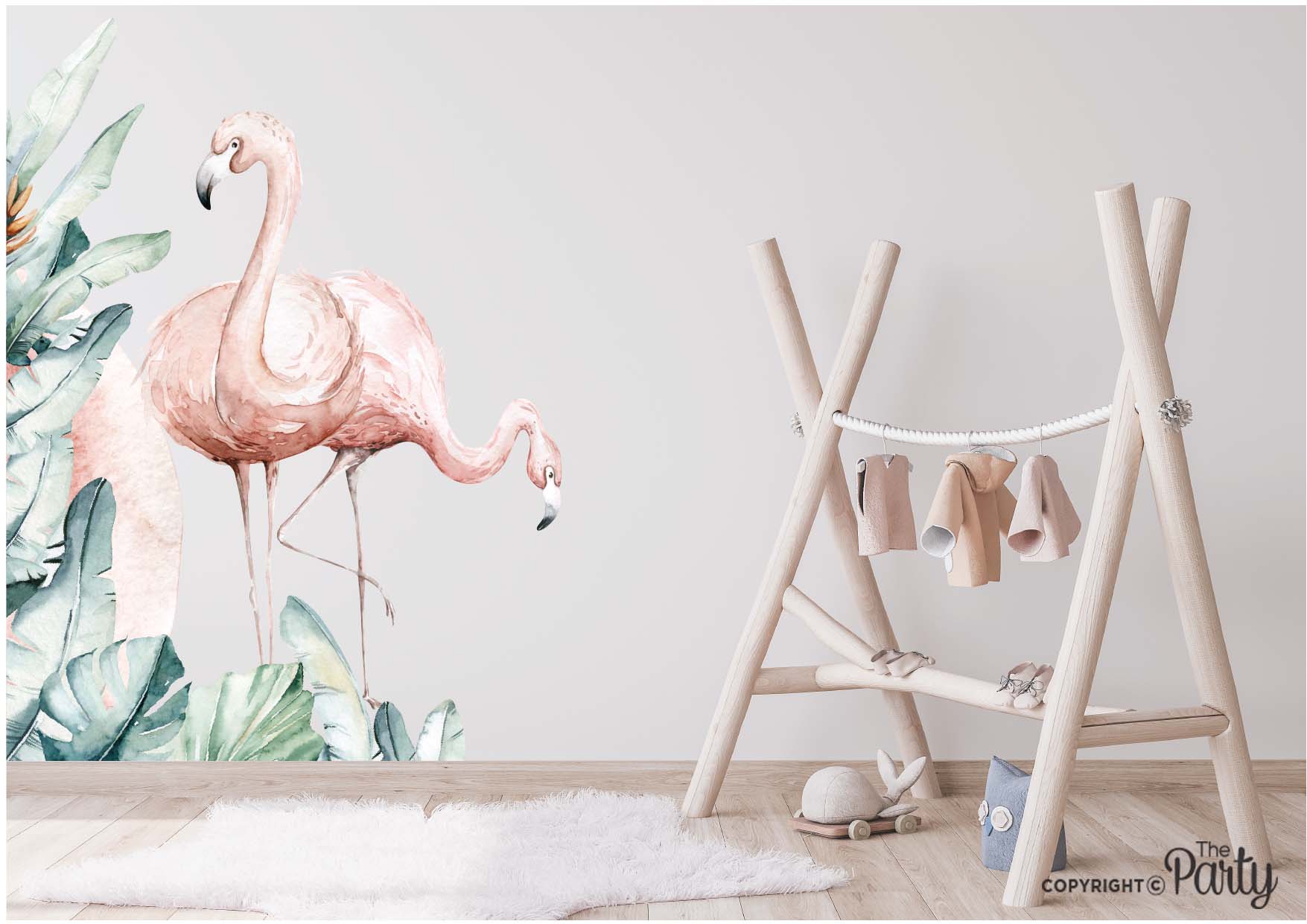 Flamingos Nursery Wall Sticker – The Party, Dubai
