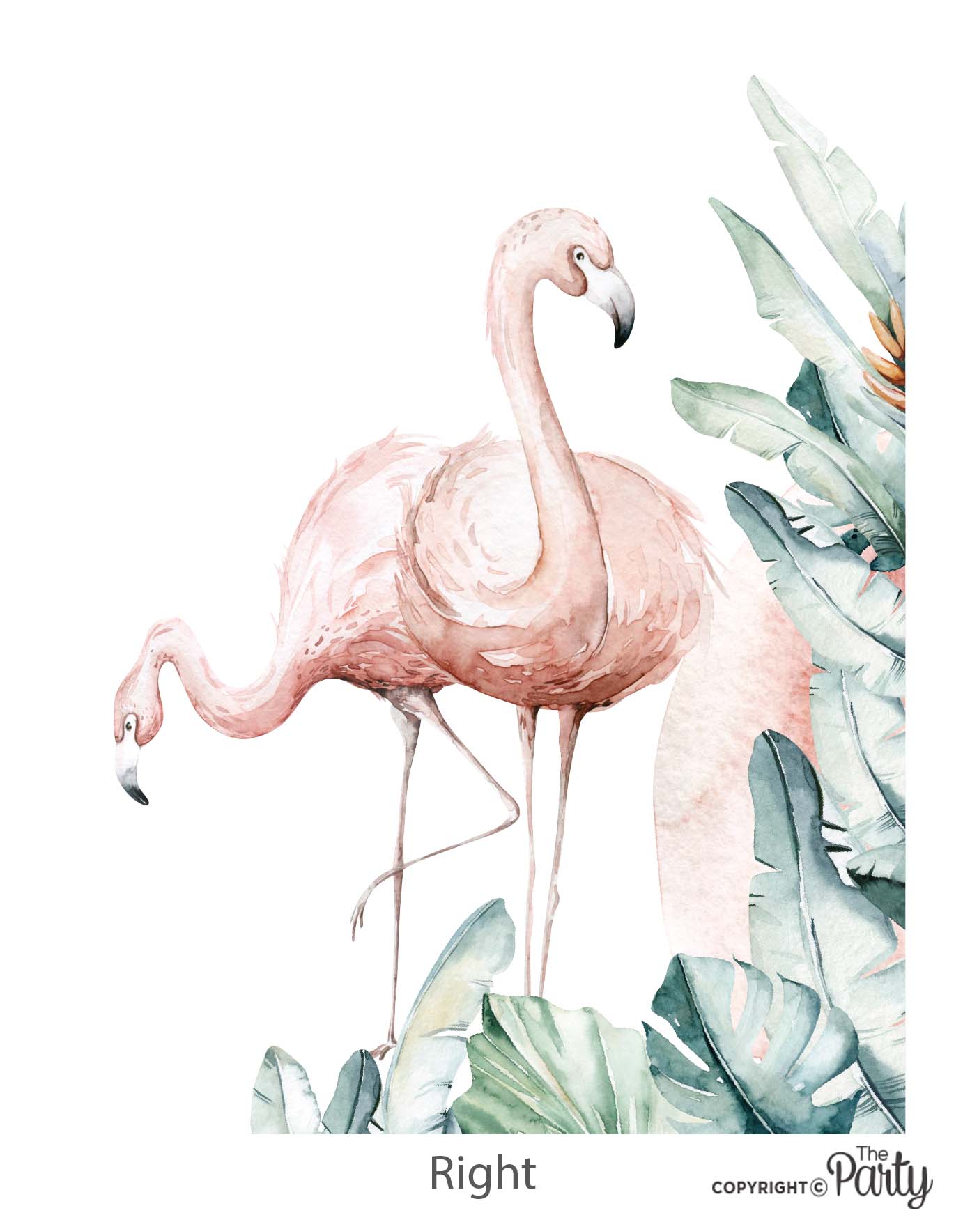 Flamingos Nursery Wall Sticker – The Party, Dubai