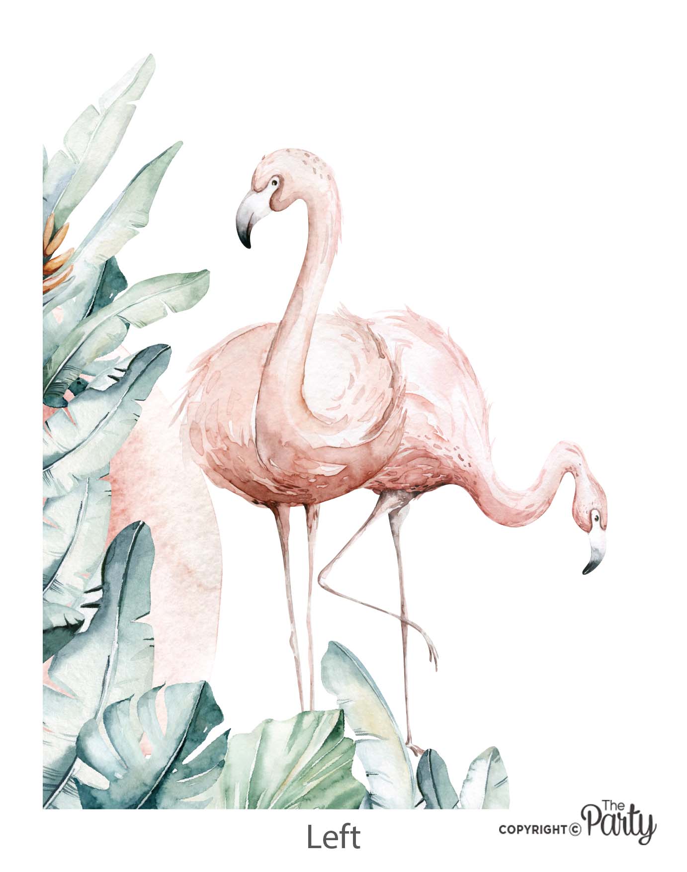 Flamingos Nursery Wall Sticker – The Party, Dubai
