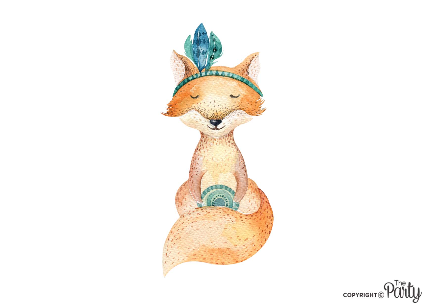 Fox Nursery Wall Sticker – The Party, Dubai