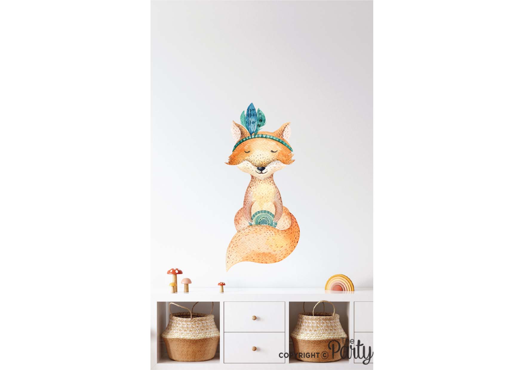 Fox Nursery Wall Sticker – The Party, Dubai