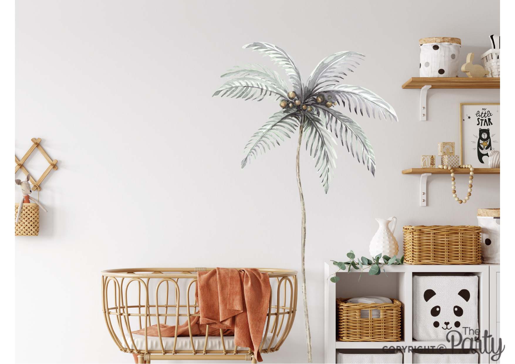 Large Palm Tree Nursery Wall Sticker – The Party, Dubai
