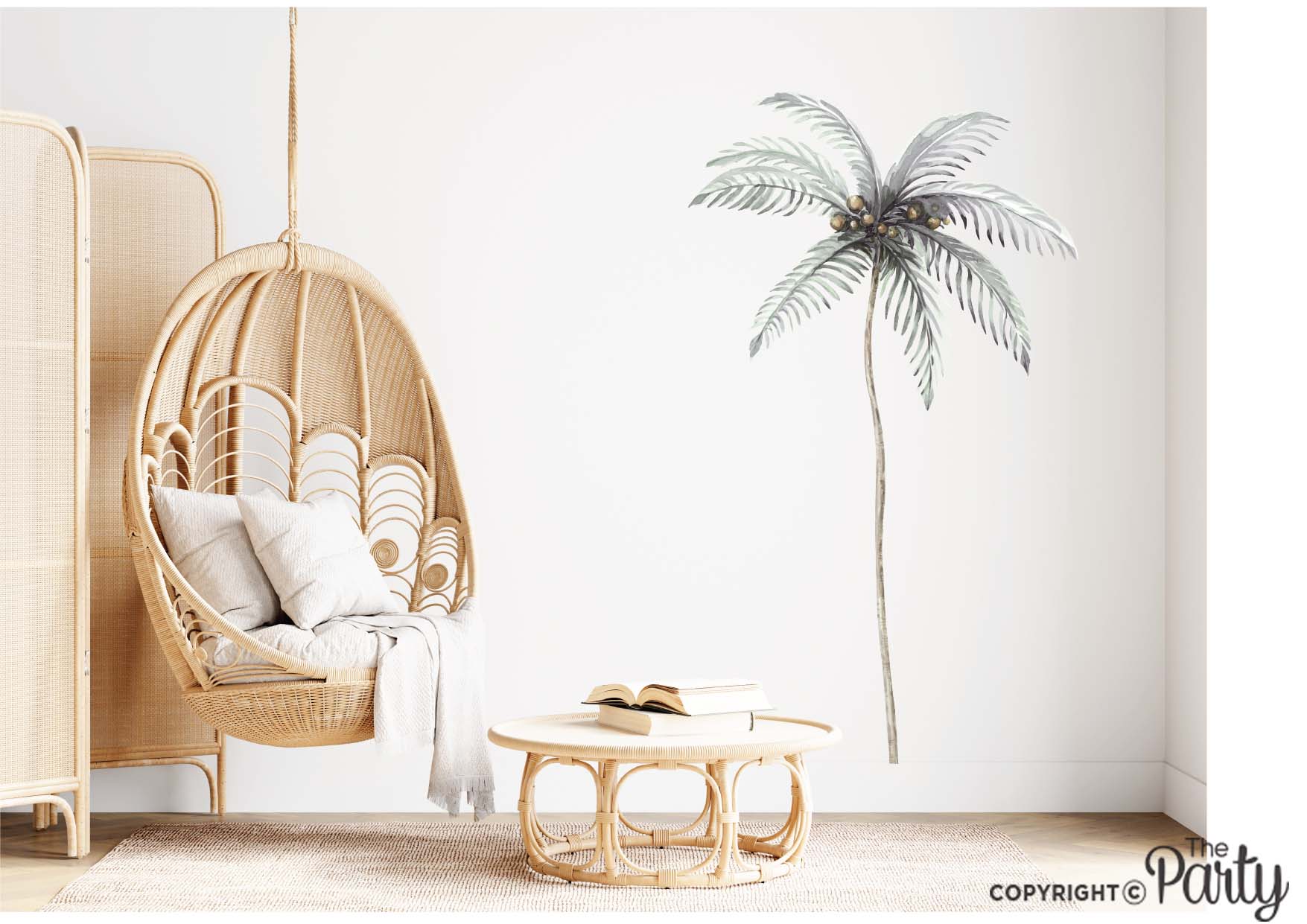 Large Palm Tree Nursery Wall Sticker – The Party, Dubai