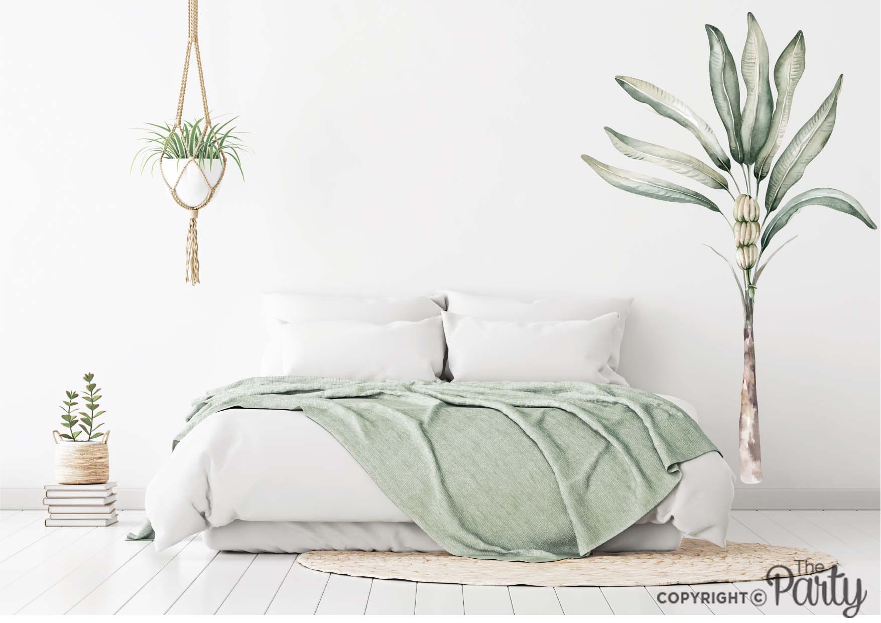 Large Banana Palm Tree Nursery Wall Sticker – The Party, Dubai