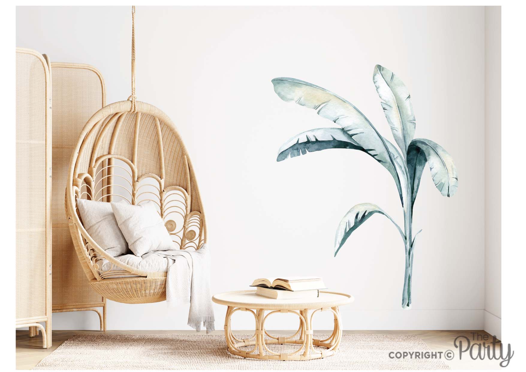 Large Tropical Palm Tree Nursery Wall Sticker – The Party, Dubai